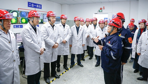 全省?；菲髽I(yè)安全設(shè)計(jì)診斷復(fù)核現(xiàn)場(chǎng)會(huì)代表參觀宜化太平洋熱電公司(圖5)