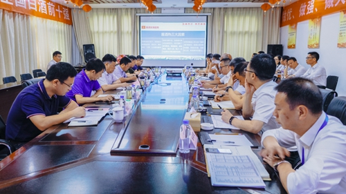 袁衛(wèi)東、王大真到金沙酒業(yè)調(diào)研指導(dǎo)工作(圖3)