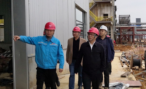 王大真到松滋肥業(yè)、楚星公司和宜化新材料現(xiàn)場(chǎng)辦公(圖3)