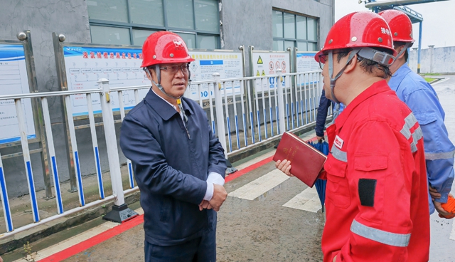 王大真到松滋肥業(yè)、楚星公司和股份公司現(xiàn)場檢查安全生產(chǎn)工作(圖2)