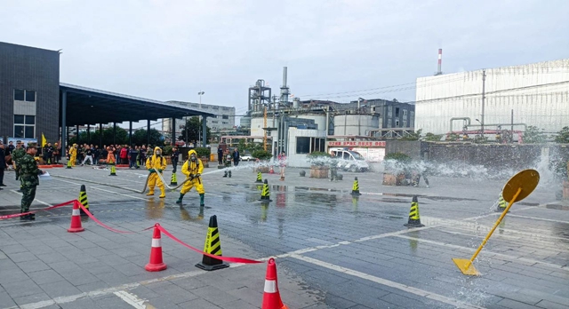 以賽促練強(qiáng)技能！楚星公司開展2023年度消防技能比武(圖1)