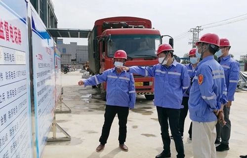 吳正新到TMP、TPO項目及松滋肥業(yè)新項目現(xiàn)場檢查指導(dǎo)工作