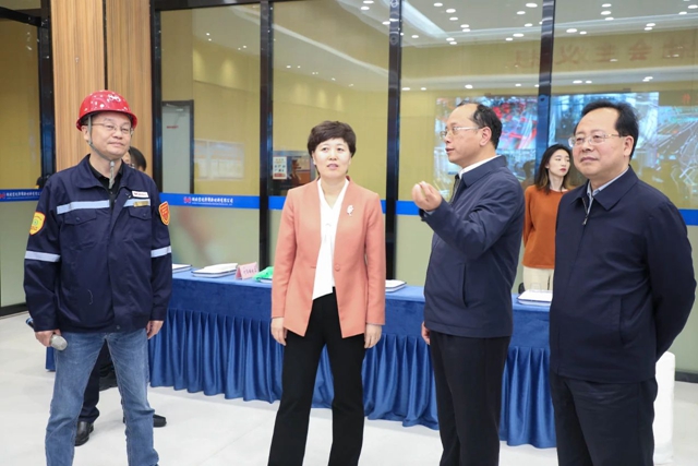 烏海市委副書記、市長崔景英一行到宜化集團調研