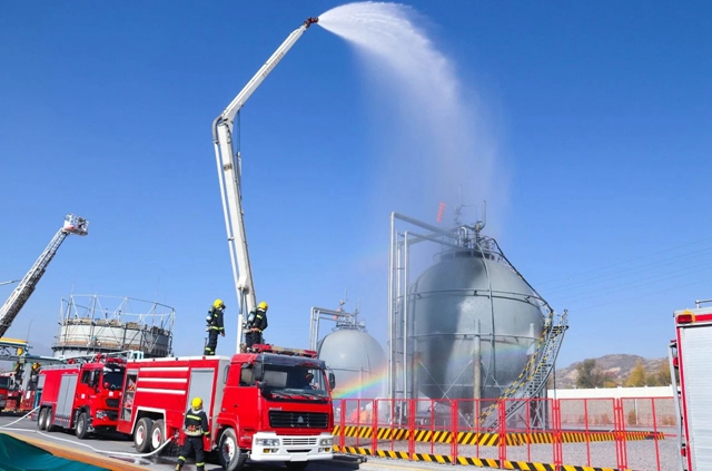 演練提技能交流促提升！青海宜化深入推進(jìn)消防安全標(biāo)準(zhǔn)化